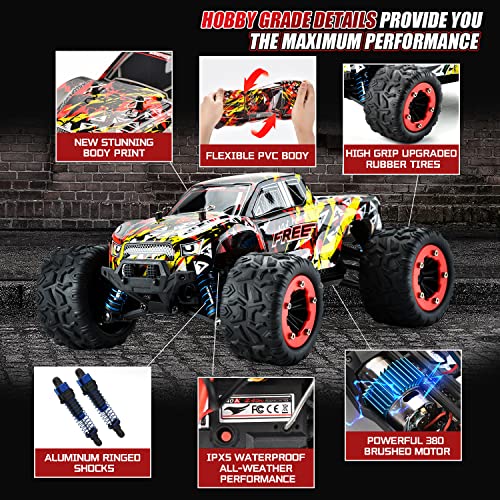 Wiaorchi 24-1-20 1:18 Scale 40+Km/H High Speed Remote Control Car, 4X4 Waterproof Off Road Rc Cars thumb #4