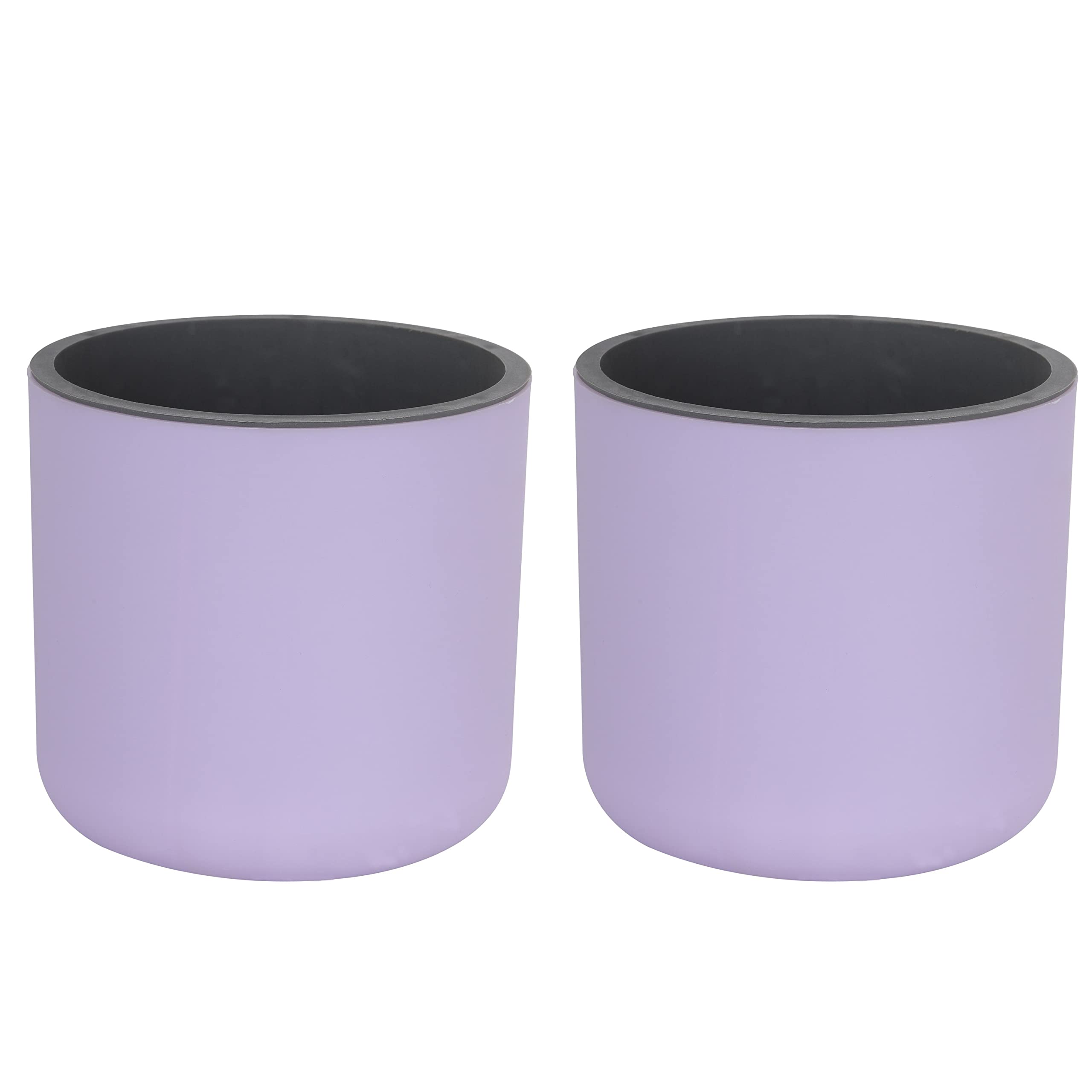 GARDENCIA Self Watering Flower Pots for Indoor Gardening/Round Pot with Polypropylene UV Material/Lorenzo Pot (Violet, Pack of 2) (B0BRDDMH8Q) Amazon Price History, Amazon Price Tracker
