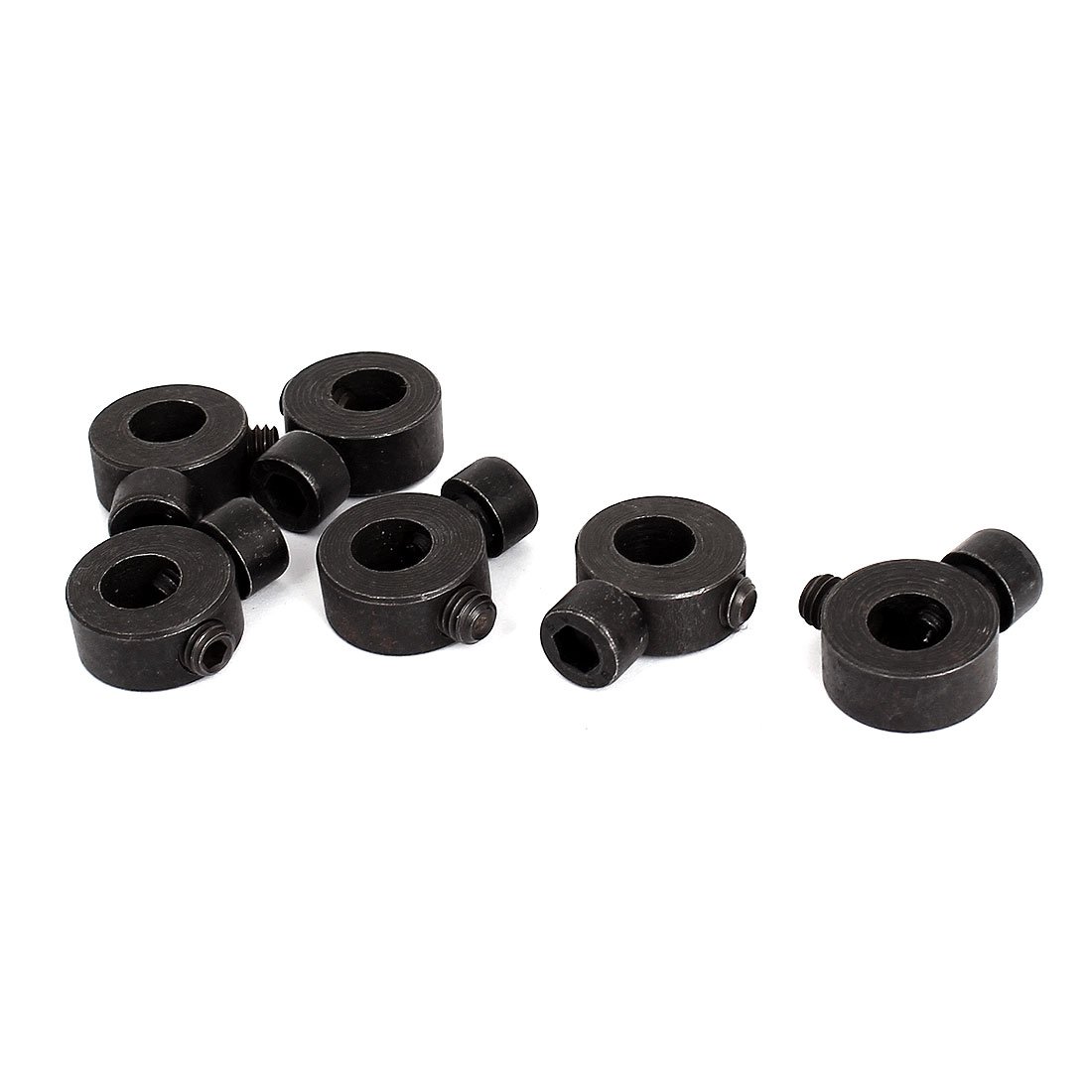 Aexit 6 Pcs Wrenches Black Metal Screw Jig Saw Spare Parts Collet