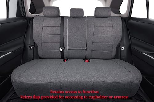 Miniatura 4 de Fundas de asiento de ajuste personalizado para Toyota Corolla Cross L, LE, XLE 2022 2023 2024, protector de asiento de poliéster de cobertura