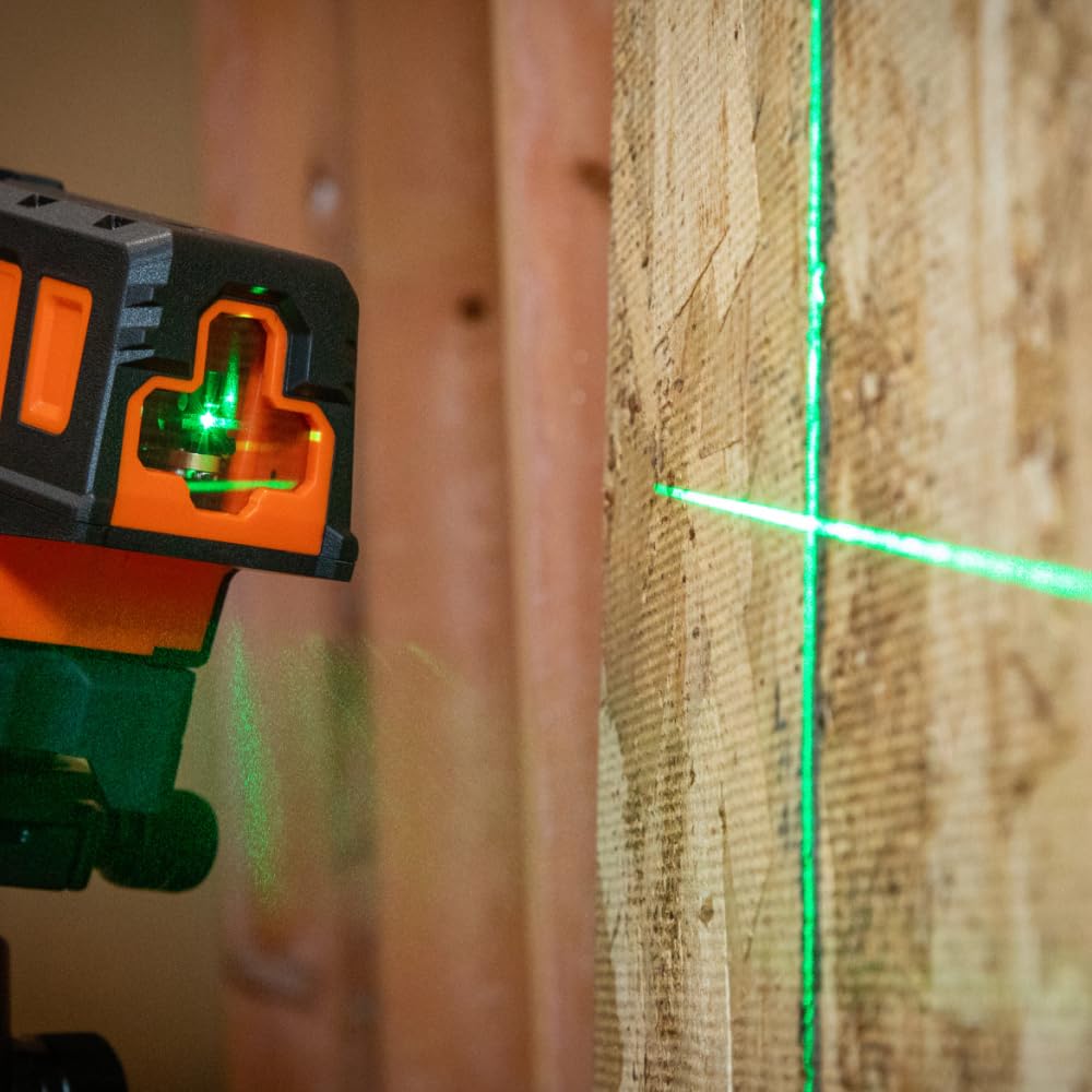 Klein Tools Laser Level - 75ft, Green Line -8 Klein Tools Laser Level - 75ft, Green Line -8