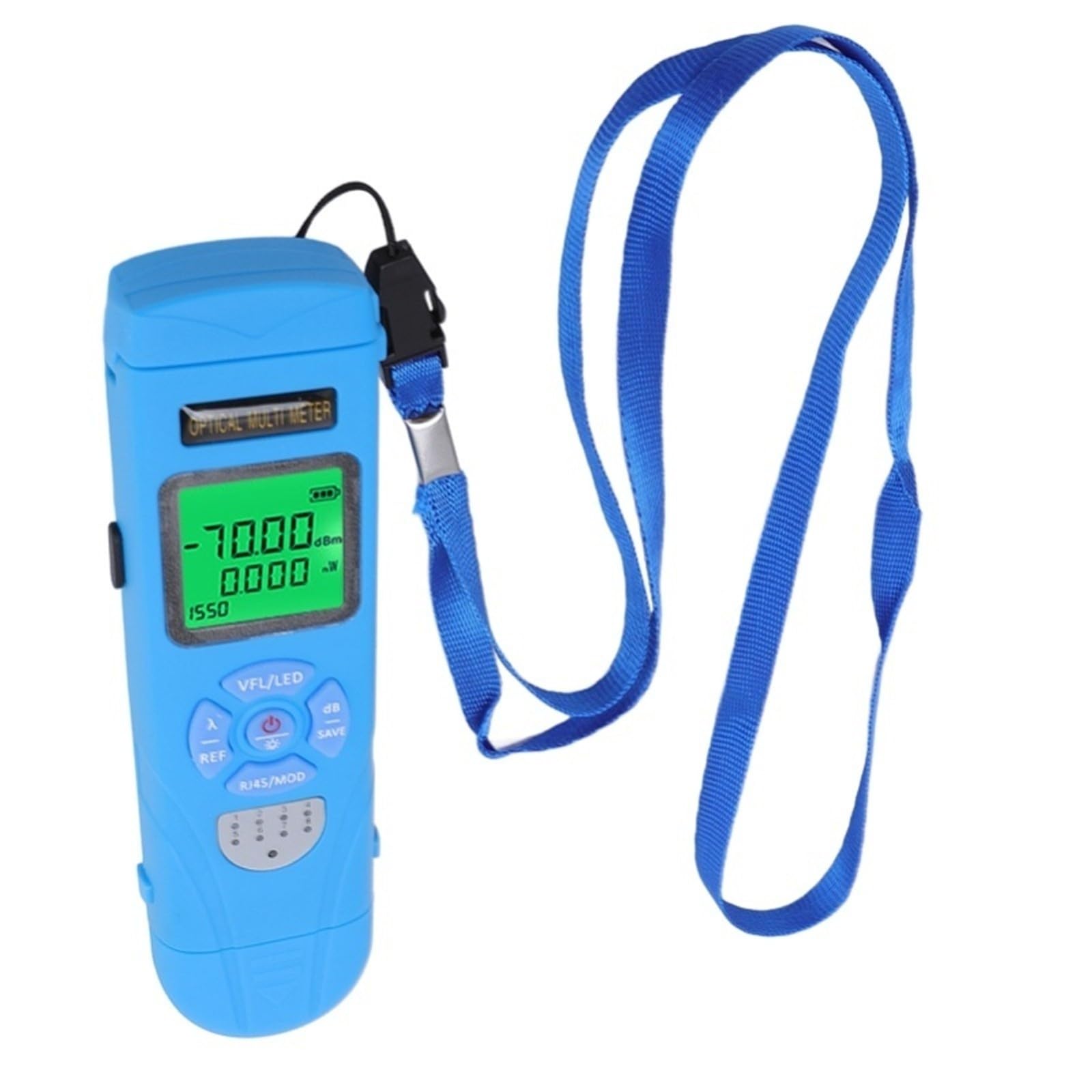 Tester per fibra ottica, Misuratore di potenza Rete via cavo RJ45 OPM Localizzatore visivo guasti 15 km Tester per fibra VFL REF