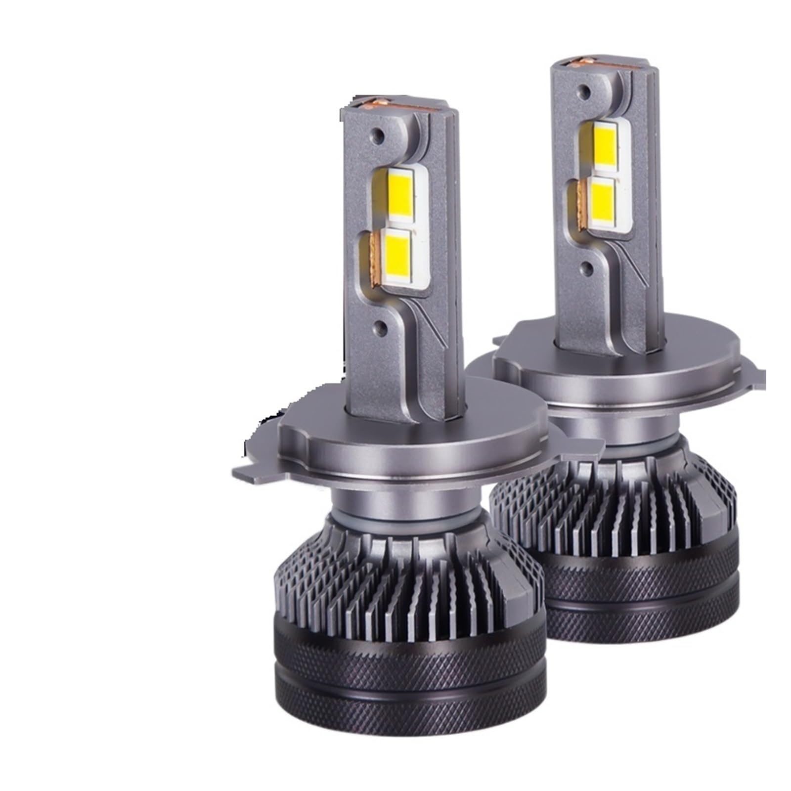 K5C H4 H11 Led 4300K ​​110W H1 H7 bombilla de faro Led doble tubo de cobre 3000K Kit de luz Led for coche HB3 9005 HB4 9006(4300K White Yellow,H1)