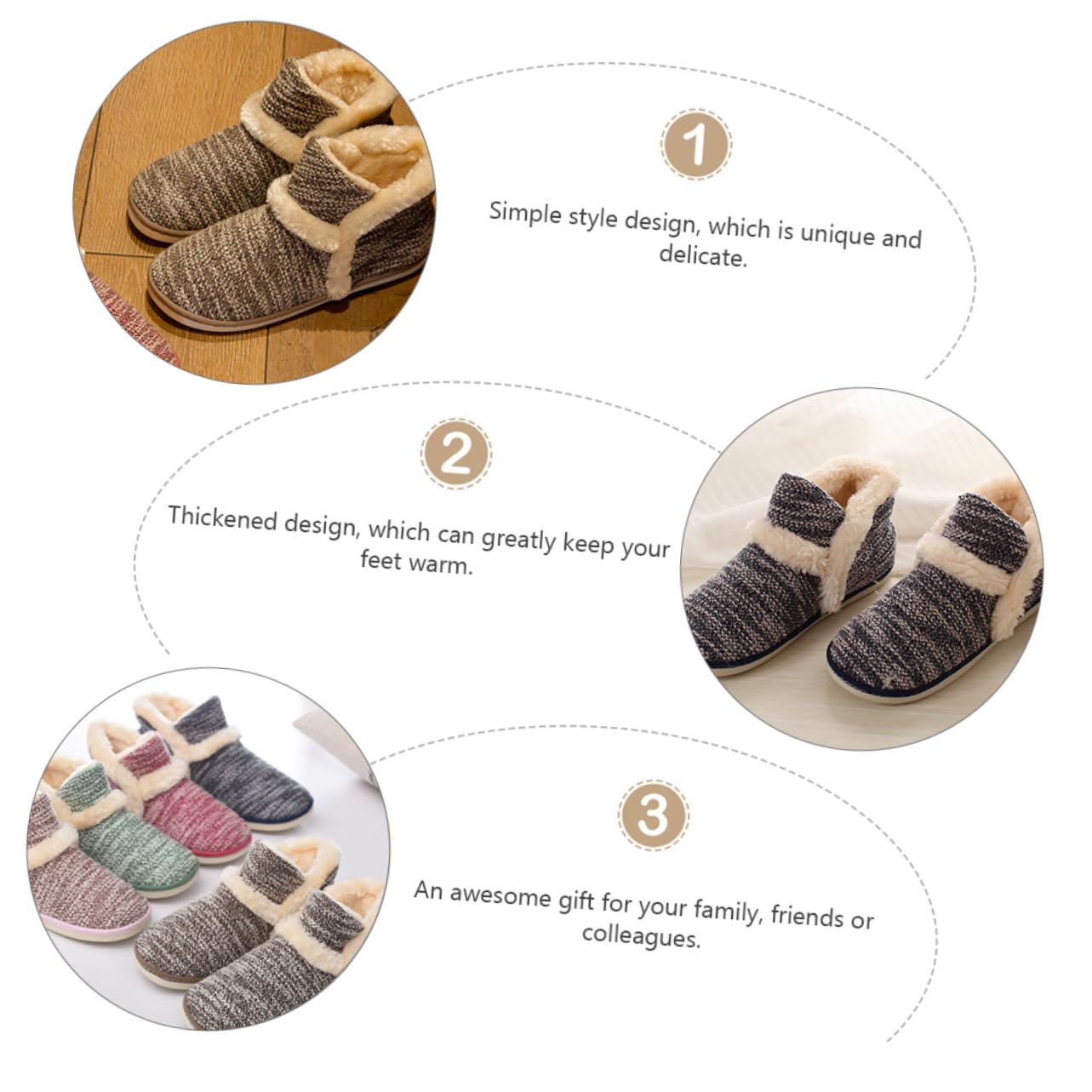 Healeved Pantofole Antiscivolo In Cotone Nere Soffici Morbide Unisex Per Uomo E Donna Antiscivolo In Pelliccia Spesse Morbide