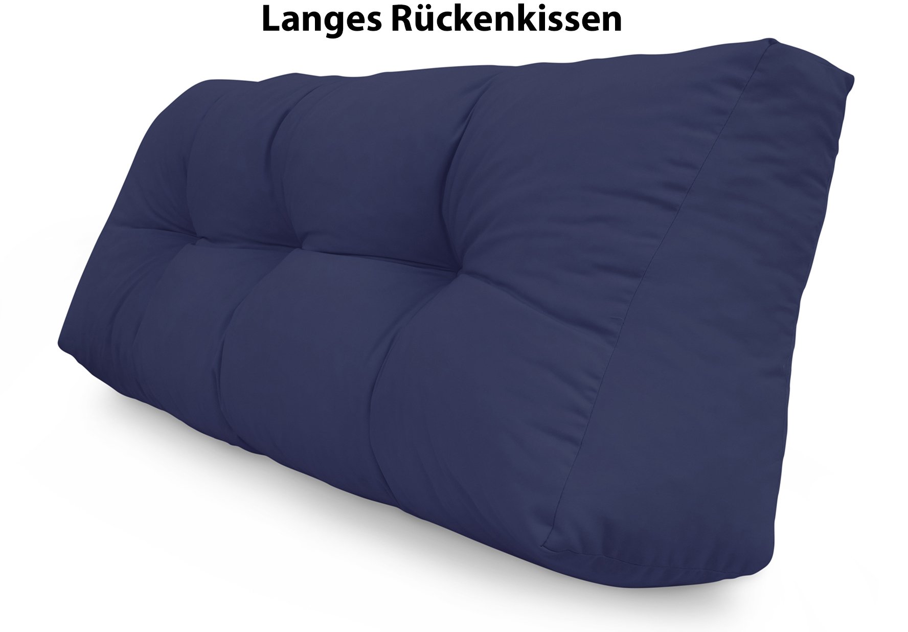 Spatium Cuscini per Pallet Euro Schienale 20 cm di spessore, Blu scuro, 120 x 40