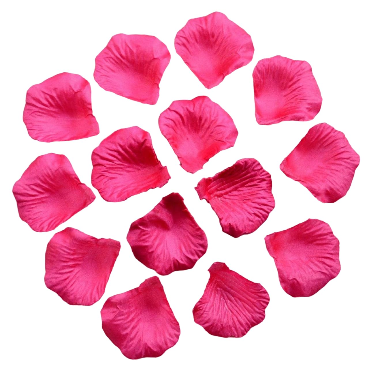 Shatchi Pink 100Pcs Hot Silk Rose Petals Mother’s Day Wedding Confetti Anniversary Table Decorations Christening Flowers Scatter