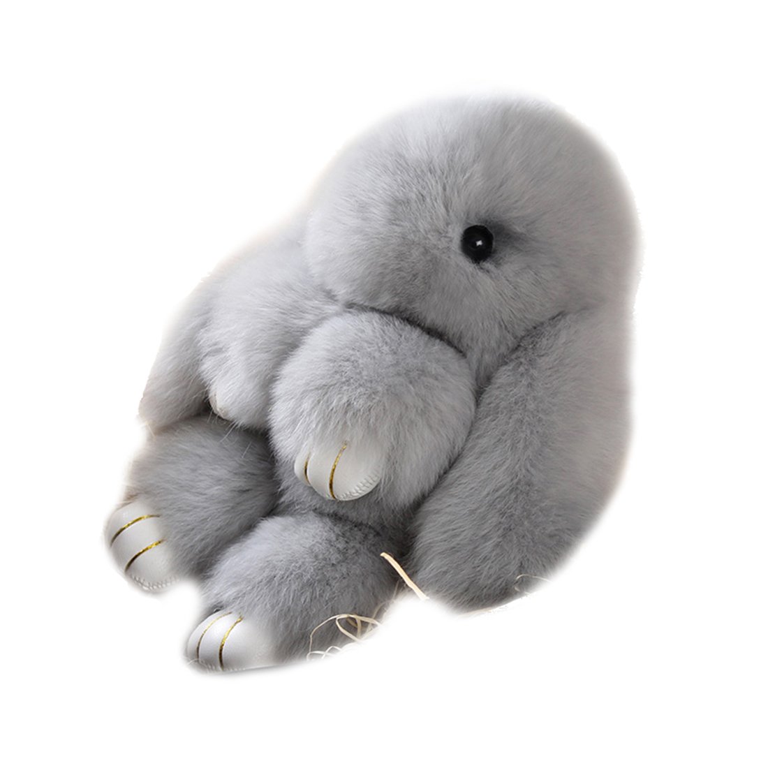 URSFUR Easter Bunny Doll Keychain Rabbit Pom Key Chain Car Bag Charm Pendant Women Handbag Tassel Keyring