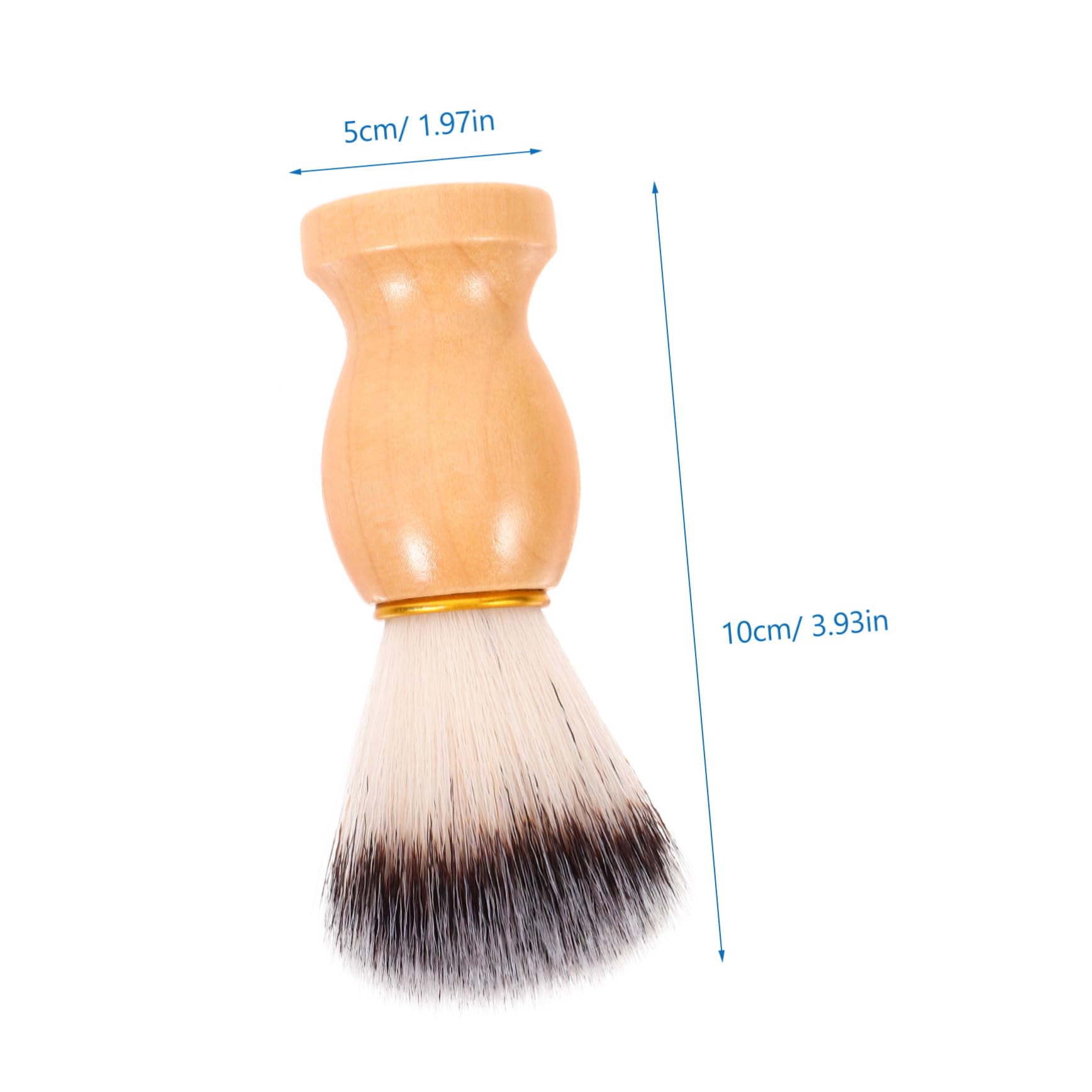 PACKOVE 1 Set Men Shaving Kit Durable Shaving Brush with Stand for Easy Cleaning for Thick Lather Beard Care Supplies Bathroom Accessory