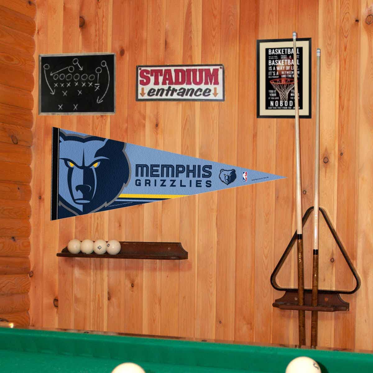 WinCraft Memphis Grizzlies Pennant Full Size 12 in X 30 in