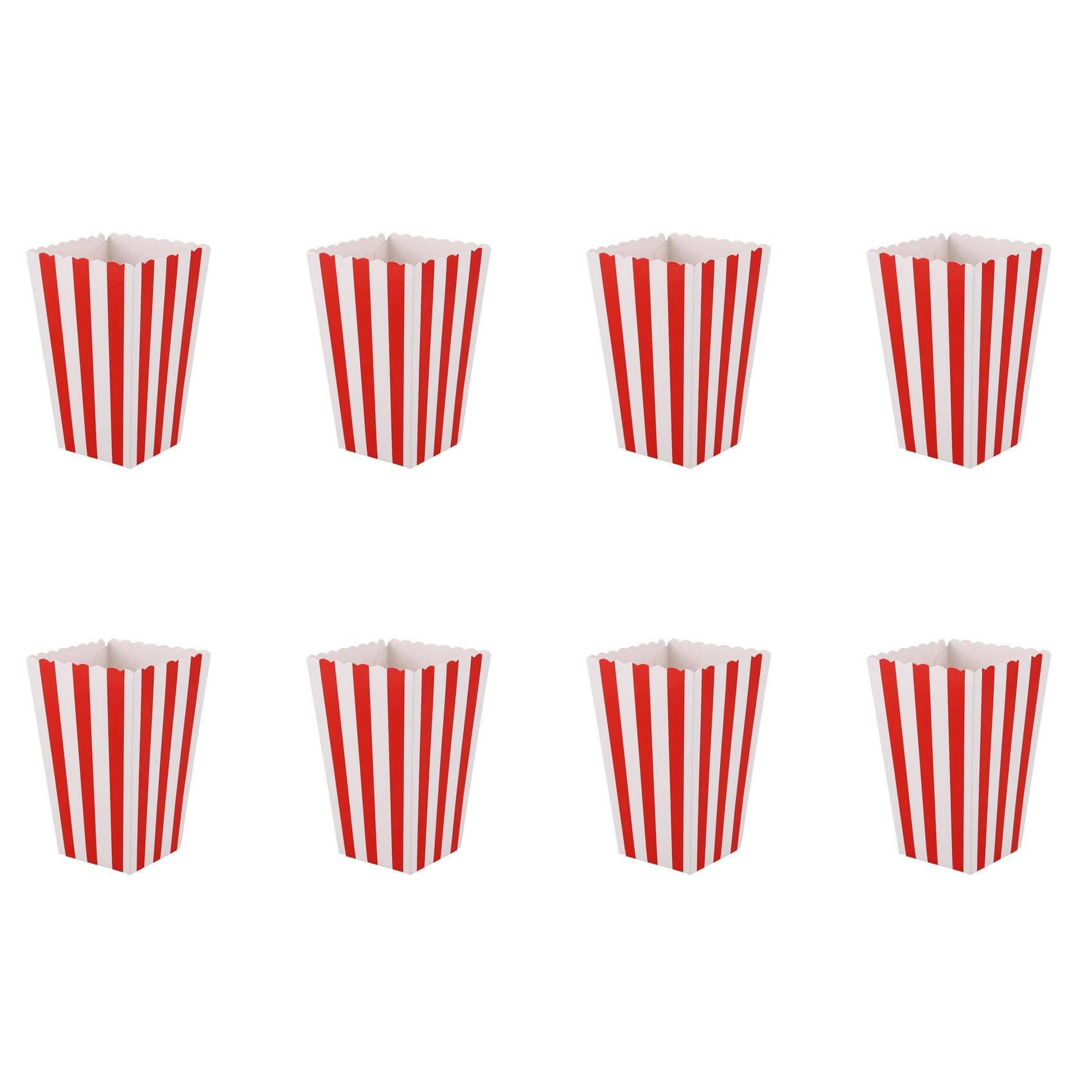 Hndhbfgrt 96 Cinema Treat Party Small Candy Favour Popcorn Bags Boxes,Red