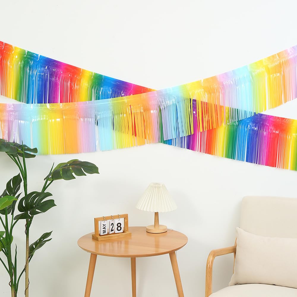10 pezzi in metallo con frange colorate metallizzate, per matrimoni, feste, compleanni, decorazioni per foto