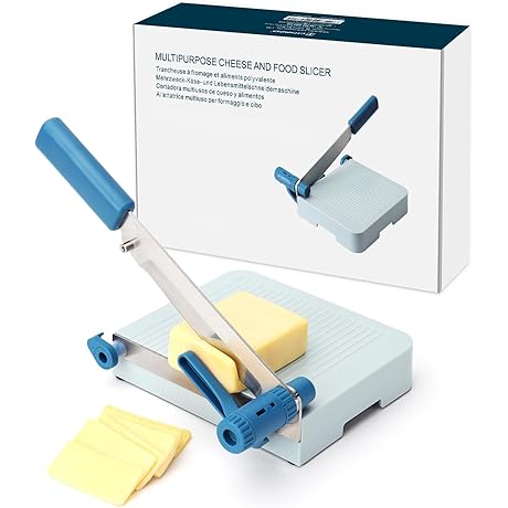 Effortless Slicing with the KITCHENDAO Cheese Slicer Cutter and Board
