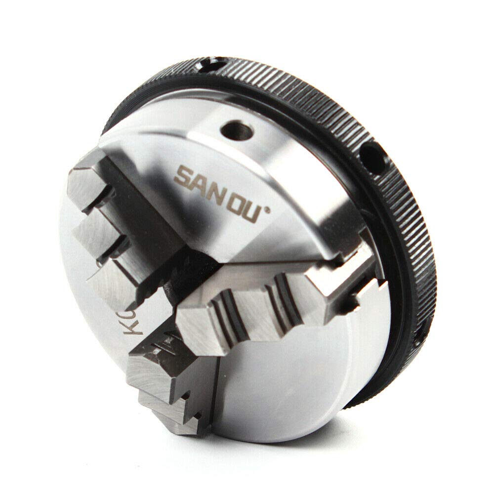 Spannfutter 125mm 3-Backen - Profi Drehbankfutter Mit Aufnahme