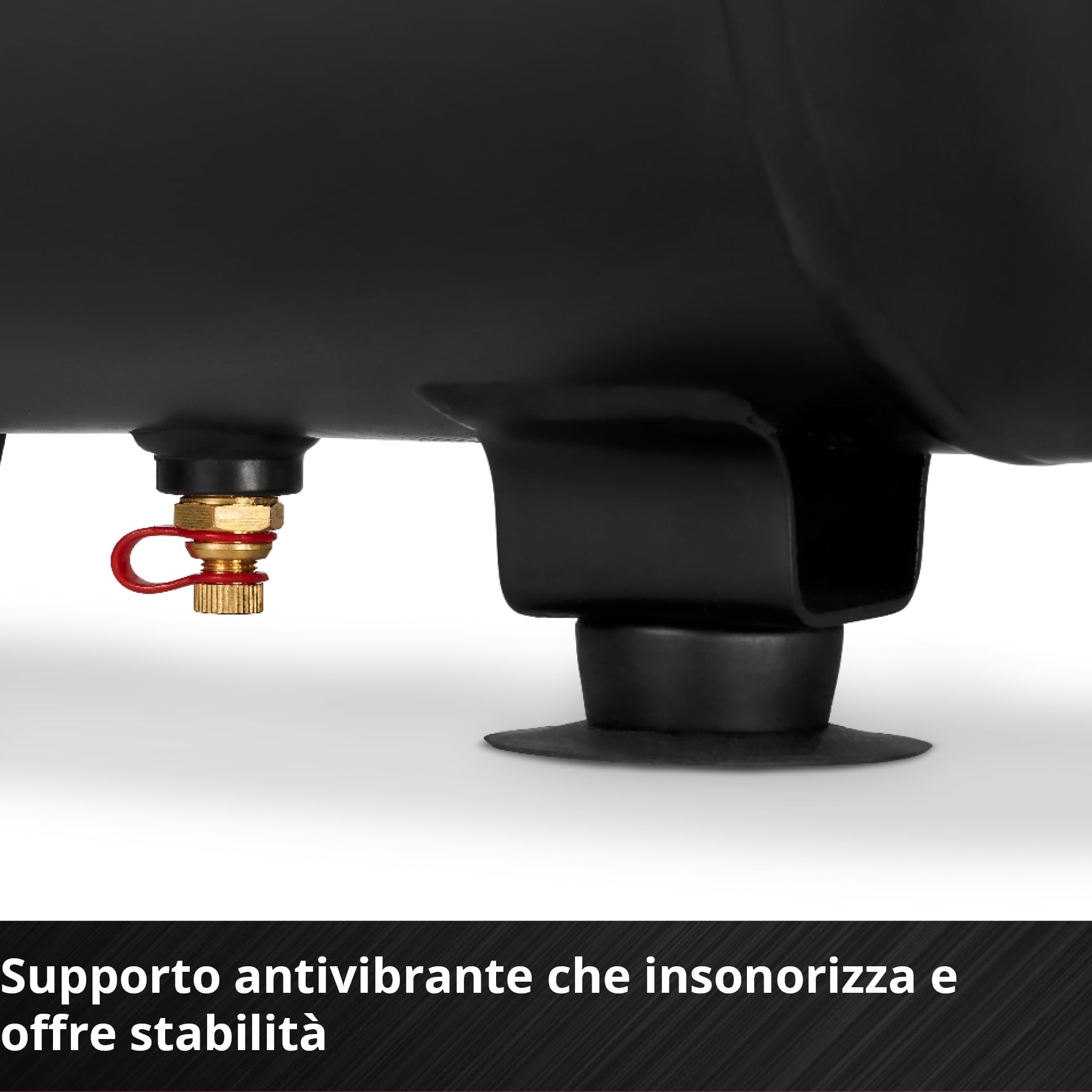Compressore Einhell TC-AC 190/24/8 I OF (1500 W, max. 8 bar, serbatoio da 24 l, potenza di aspirazione 190 l/min, compressore silenziato da 70 dB, manometro, riduttore di pressione)