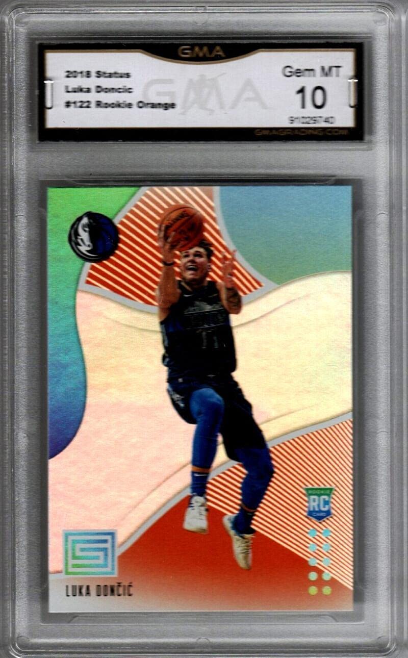 Amazon.com: 2018-19 Panini Status Orange #122 Luka Doncic RC Rookie NBA  Basketball Trading Card (Graded GMA 10 GEM MINT) RC Rookie Dallas Mavericks  : Collectibles & Fine Art