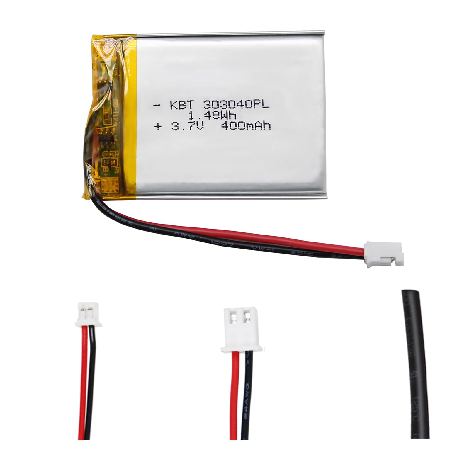 Amazon.com: KBT 3.7V 400mAh Li-Polymer Battery: 303040