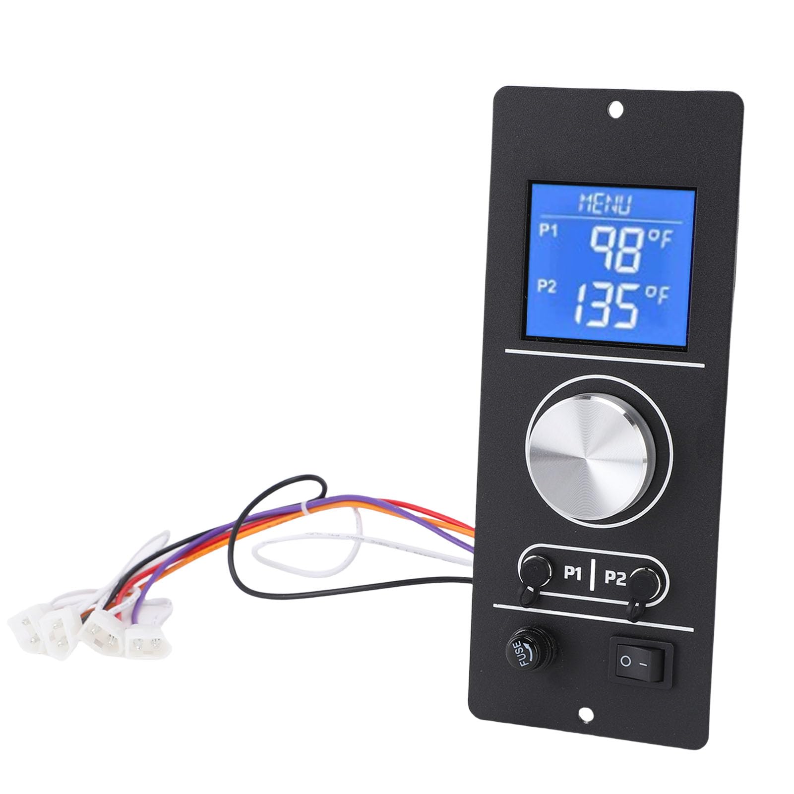 Rengue Sostituzione del Controller PID per Griglia a Pellet Scheda di Controllo Digitale della Temperatura ABS con 2 Programmi PID Sostituzione del Pannello di Controllo della Griglia per SG24 SGG