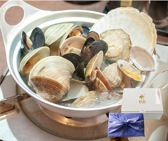 Amazon 神戸中央市場より 漁師の貝風呂セット 2人前 注文後板前が調理に入ります 冷凍 ホタテ お歳暮 贈答品 ギフト 家飲み ほたて 帆立 ホンビノス はまぐり あさり ムール貝 国産 お歳暮 贈答品 ギフト 株式会社 駅前 生鮮魚介類 水産加工品 通販