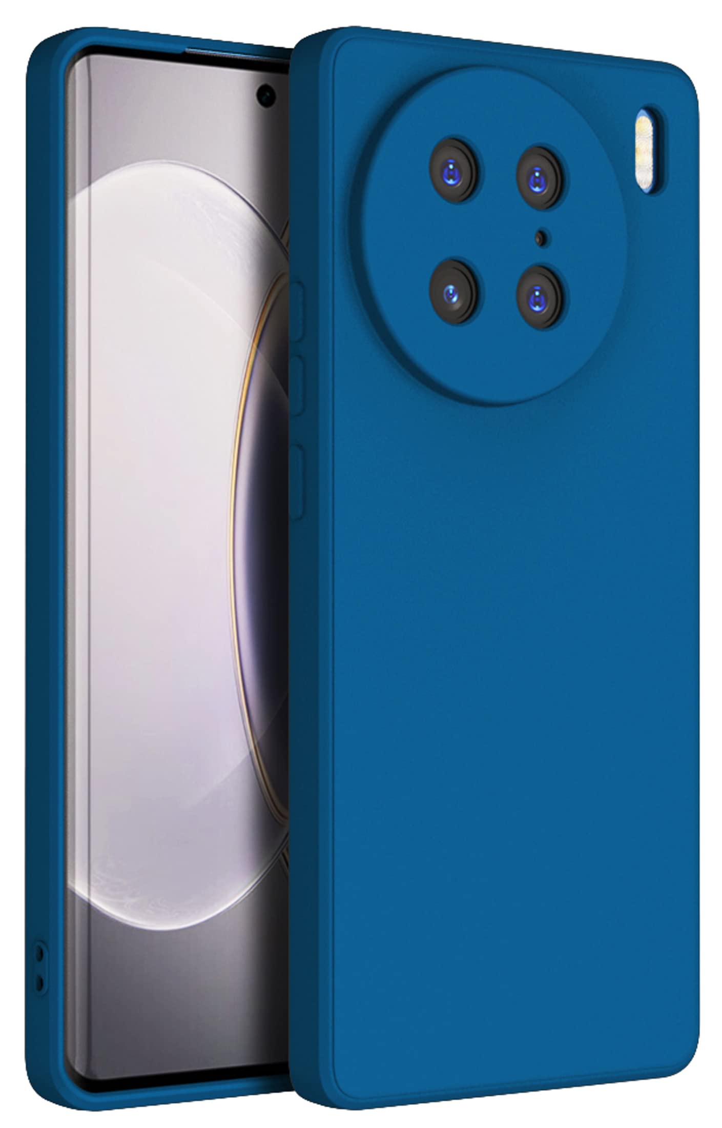 KAPA Matte Protective Lens Flexible Back Cover for Vivo X90 Pro (5G) | Slim Silicone with Soft Lining Shockproof Full Body Bumper Case (Blue) (B0C2PJX39J) Amazon Price History, Amazon Price Tracker