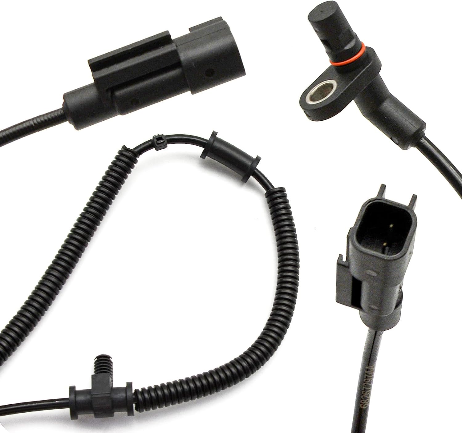 2PCS ALS2587 Front Left & Right ABS Wheel Speed Sensor Fits for Ram 1500 2013-2018, for Ram 1500 Classic 2019-2022 Driver or Passenger Side Replace OE 68170065AB 68170065AC