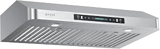 30 inch Under Cabinet Range Hood, Stainless Steel Range Hood with 900 CFM