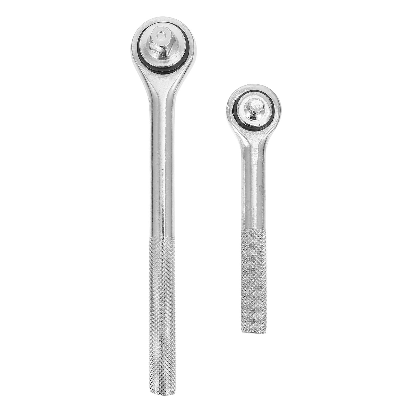 Clés à Cliquet Universelles Lot de 2 Outils Mécaniques en Acier Argenté pour Réparation Automobile