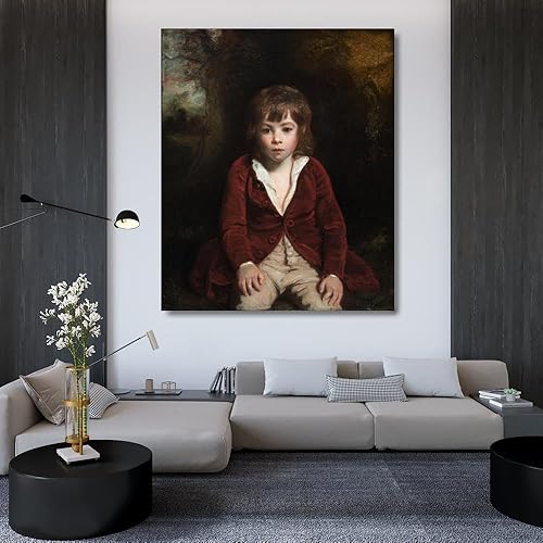 Miniatura 10 de ArtDirect Portrait of Master Bunbury 16x19 UnFramed Museum Art Print Poster Ready for Framing by Sir Joshua Reynolds (English, 1723-1792)