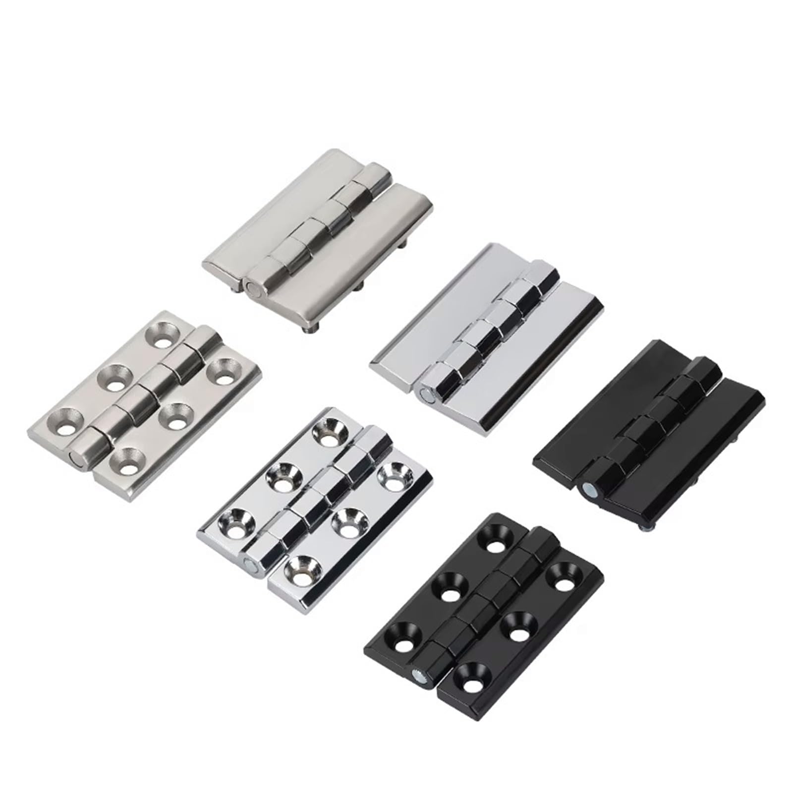 Phnoitpq Blu Cl226-5 Zinc Alloy Butt Heavy Cabinet Door Hinges Hardware 1Pcs(Blu)