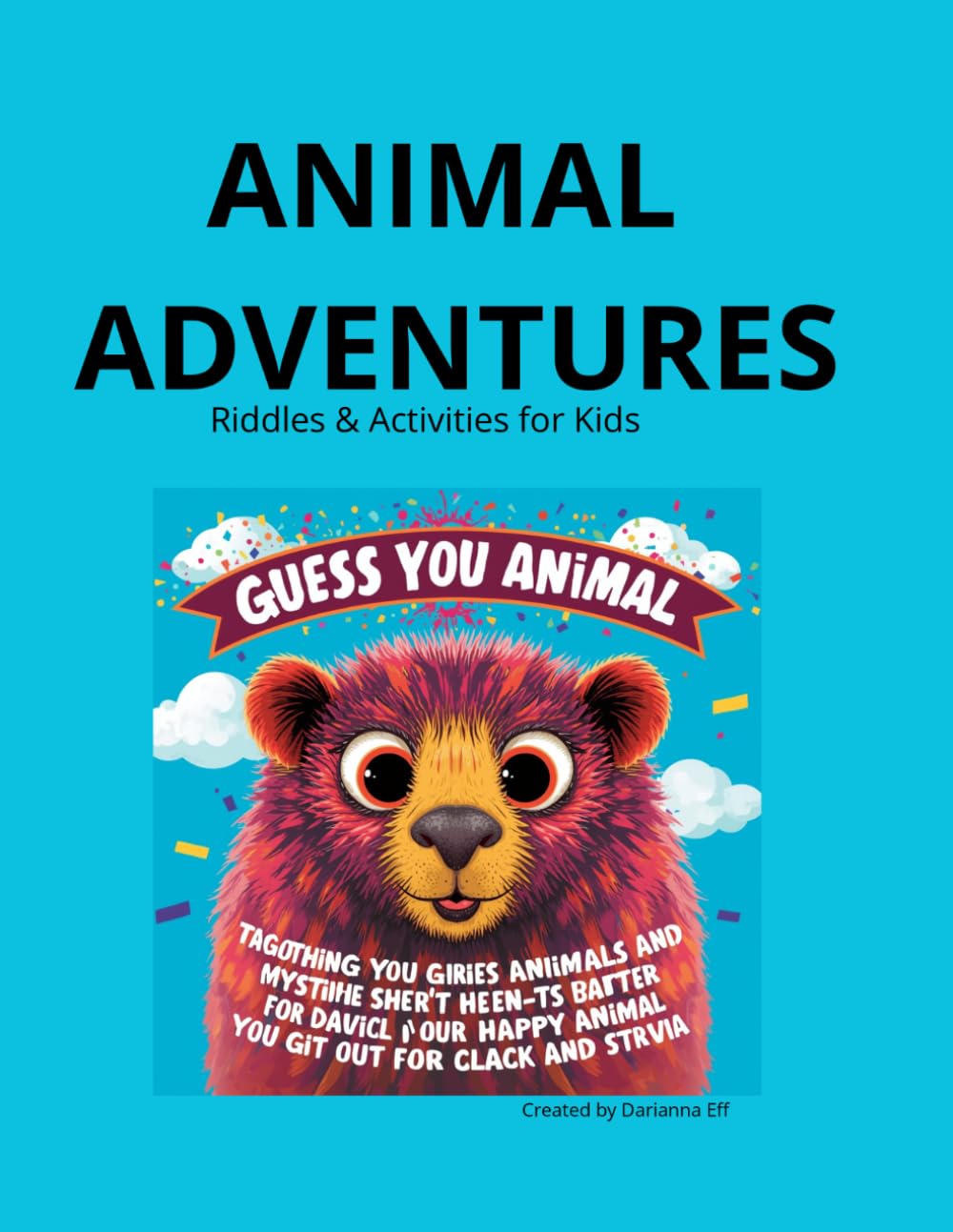 Animal adventures: Riddles & Activities for kids