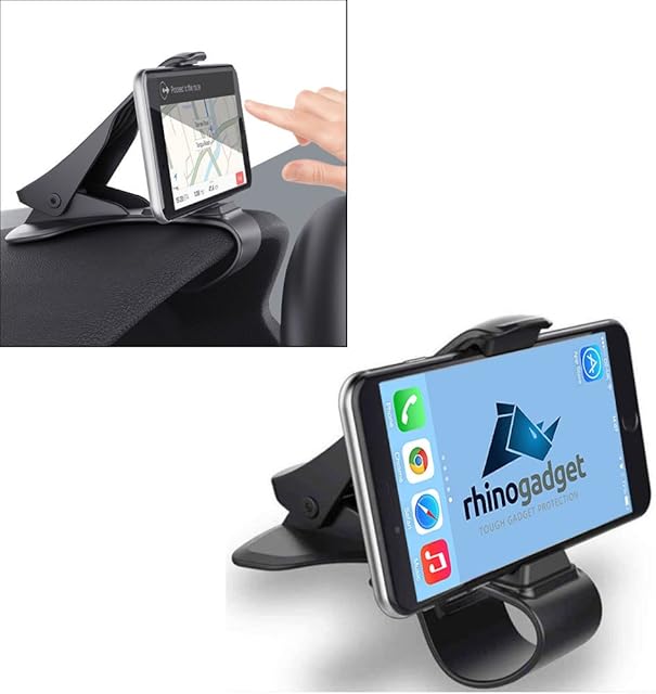 Car Phone Mount HUD Dash Clip Safe Driving Universal Adjustable Dashboard Holder for iPhone 11 Pro X XS XR 8 Plus 7 6 6S 5 SE Samsung Galaxy S10 S9 S8 Note 9 8 5 Edge LG G8 G7 G6 HTC Google Huawei