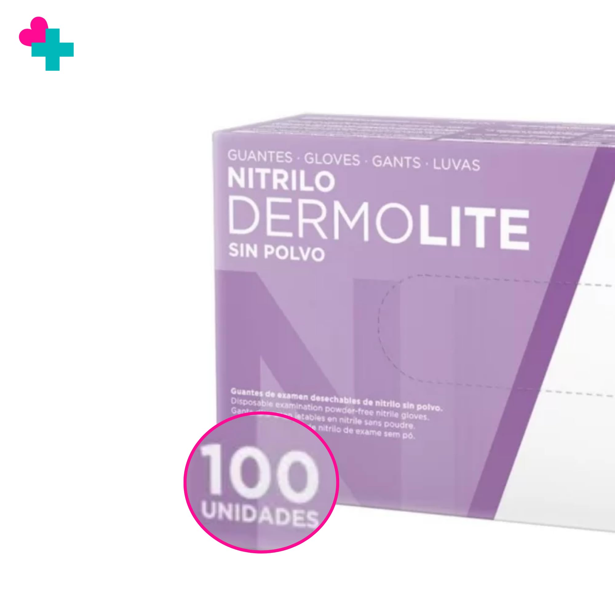 GERCARE Guantes de Nitrilo Desechables. Caja de 100 Unidades Guantes Desechables de 3,5 g de Nitrilo. Guantes de Exploración. Sin Polvo. Sin Látex. Guantes Sanitarios. (10 cajas (100 unidades), M)
