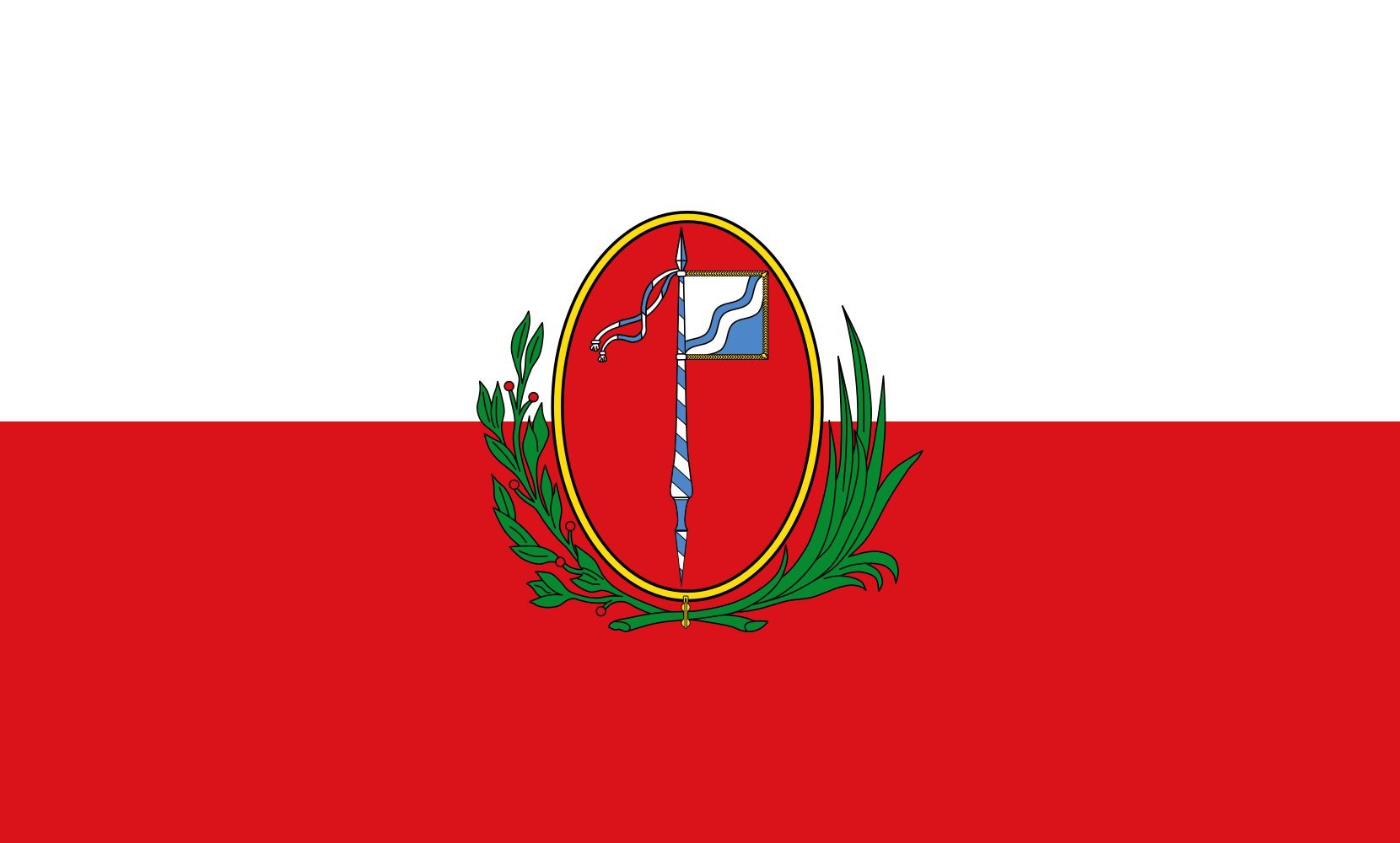 Drapeau Large Miesbach 1.35m² de haute qualité textile format paysage