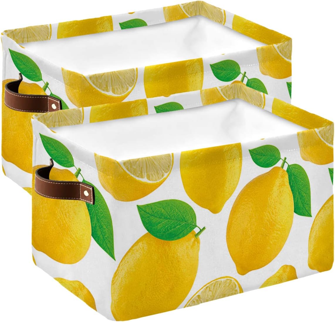 Storage Baskets for Shelves, Foldable Rectangle Storage