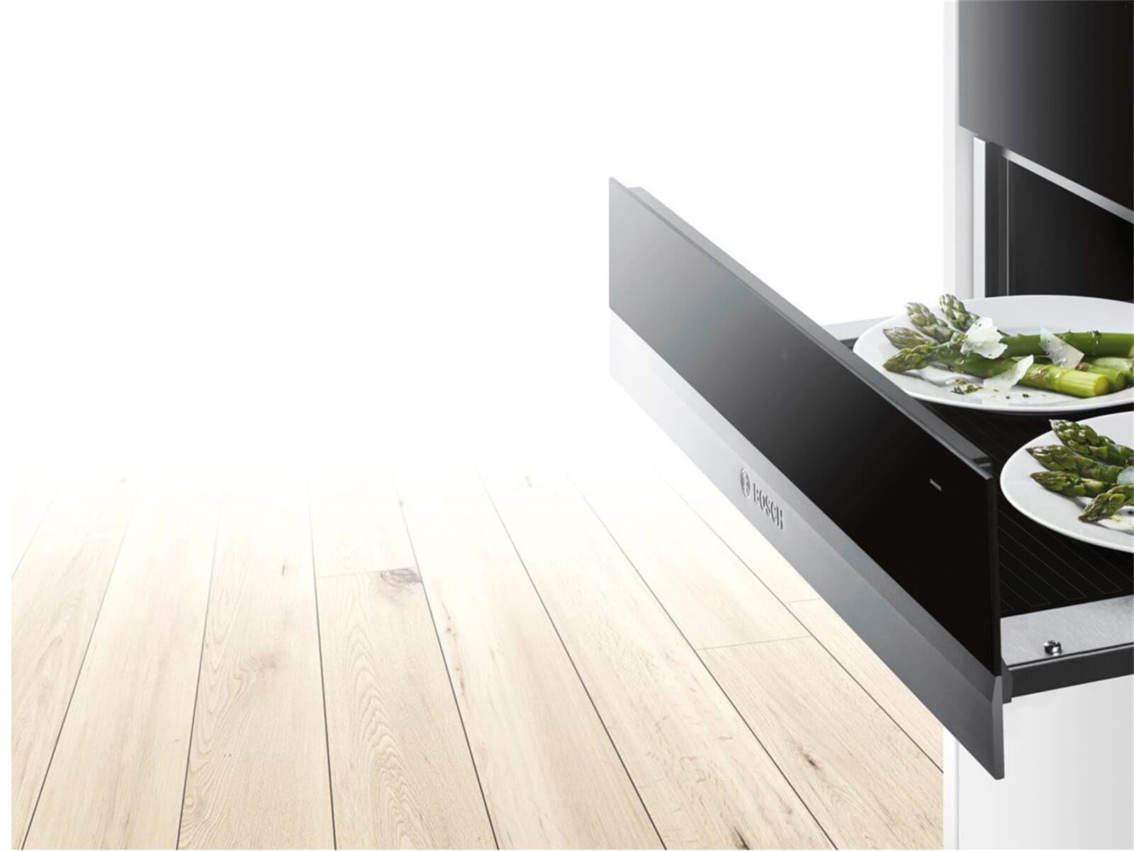 Tiroir chauffe plat Bosch BIC630NS1 - Noir et Inox