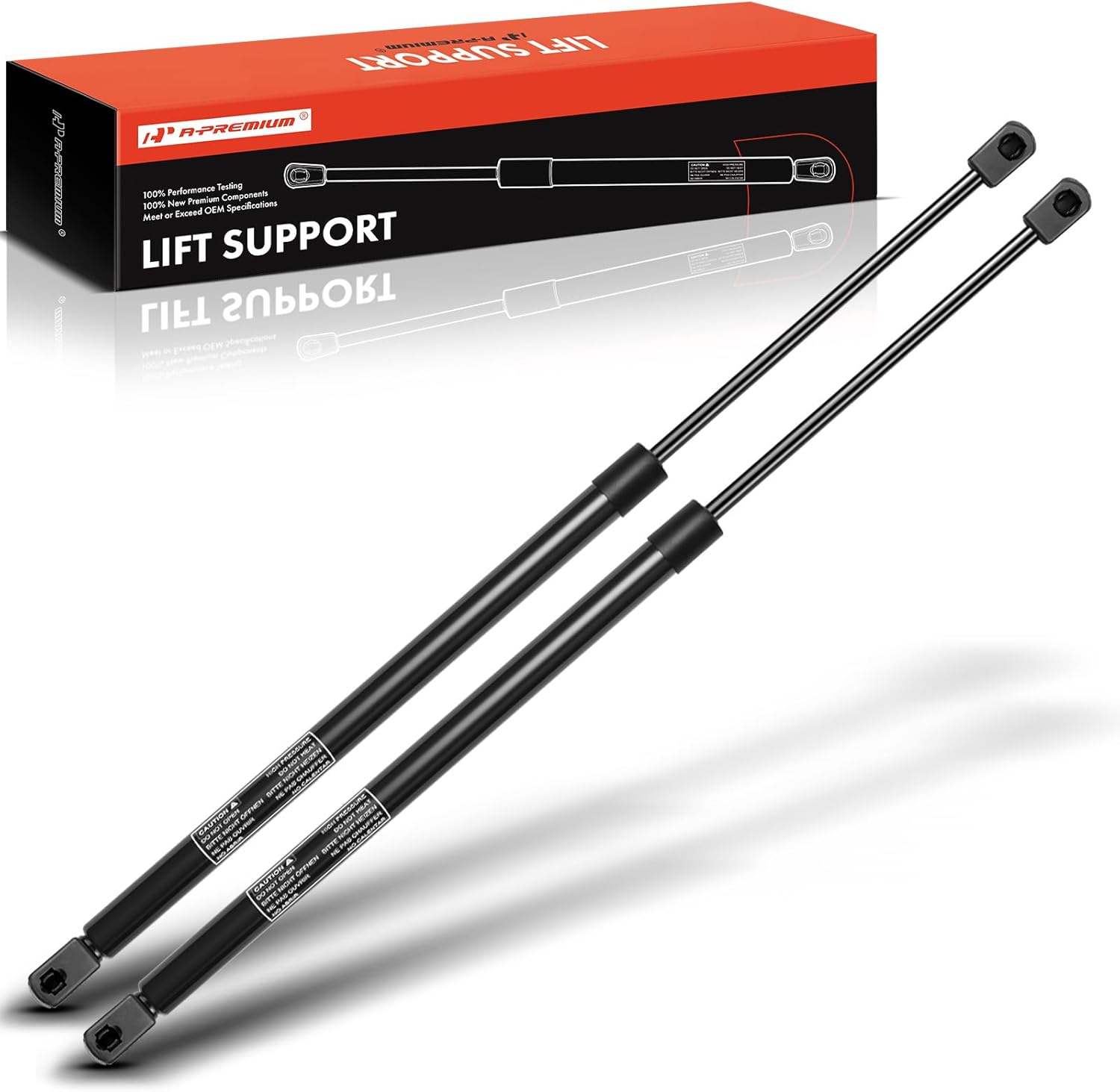 A-Premium Hood Lift Supports Shock Struts Gas Spring Damper Replacement for Cadillac DeVille 2000-2005 Sedan 2-PC Set