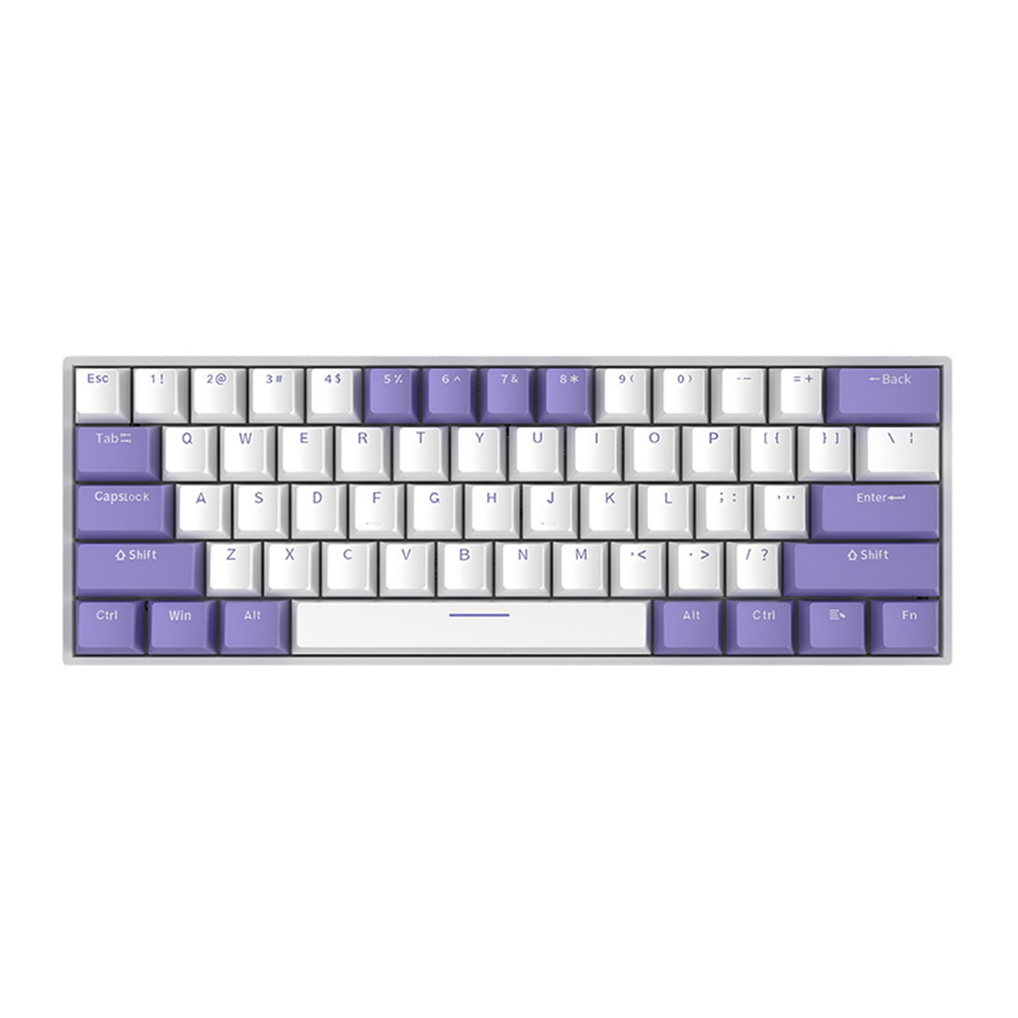Amazon | KIMOCA メカニカルキーボード 60%英語配列 61キー 無線＆有線