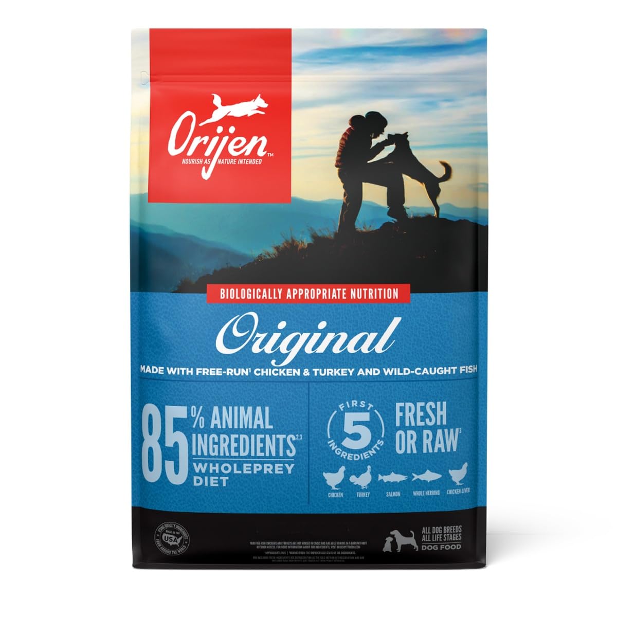 Orijen Original Dog Food 11.4KgOrijen Original Dog Food 11.4Kg