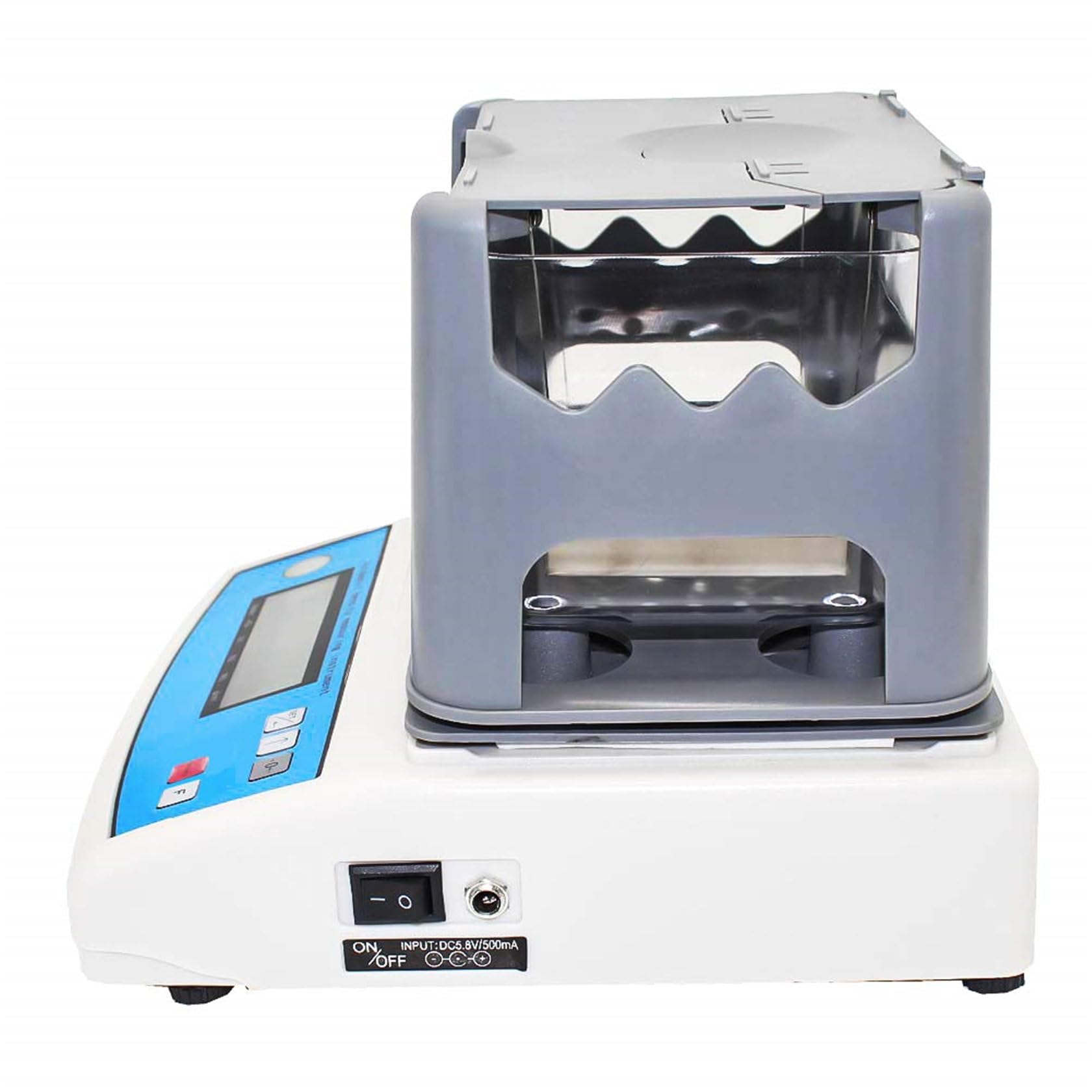 MH-300A Elektronisches Feststoffdichtemessgerät, hochpräziser Metallreinheitsanalysator, 0,001 g/cm3 hochpräzises Feststoffdichtemessgerät, für Labor, Schmuck, Industrie, Gewerbe