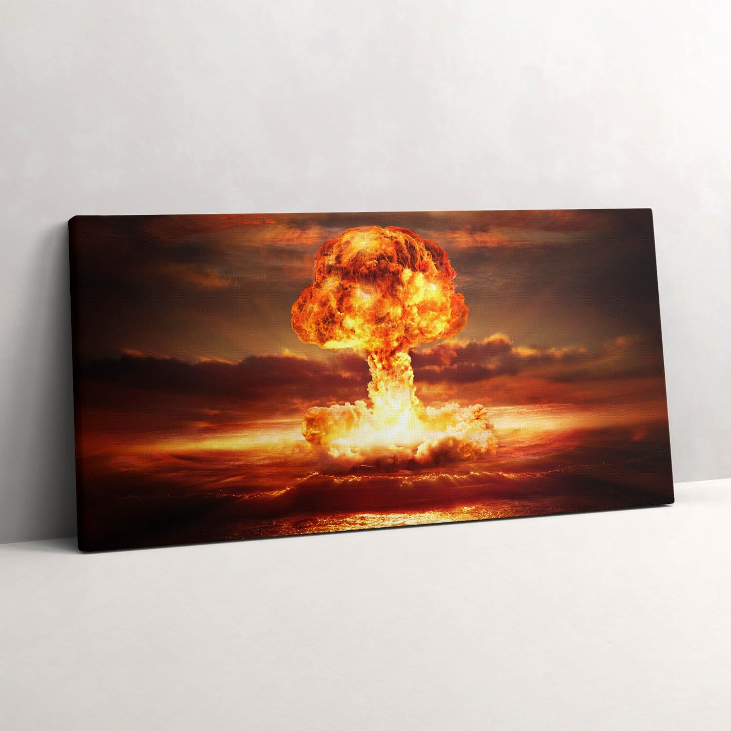 L'image imprimée sur toile explosion atomique tableau grand format - 6