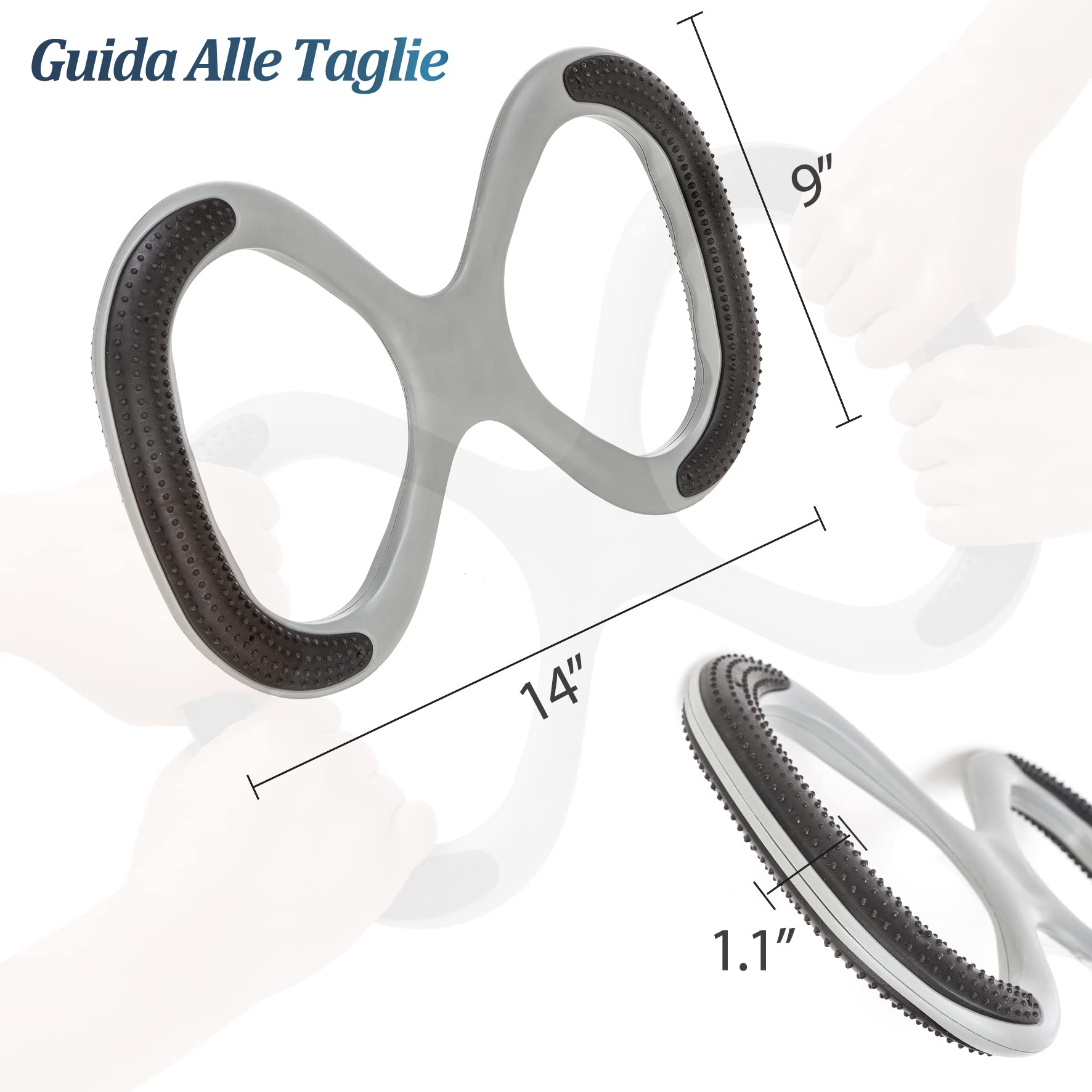 EASACE Supporto per Sollevamento e Sostegno per Disabili in Piedi con Maniglie Antiscivolo, Supporto Medico Portatile per Anziani, Pazienti Obesi o Persone con Disabilità