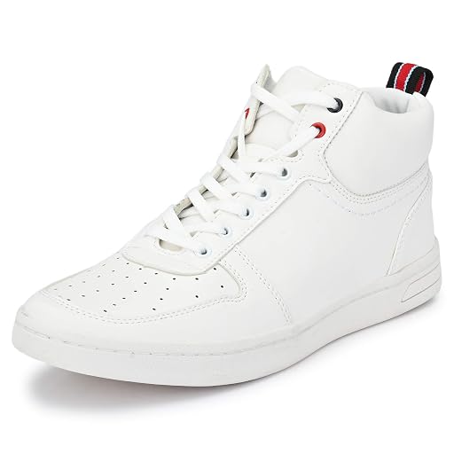 Klepe White High Ankle Boots