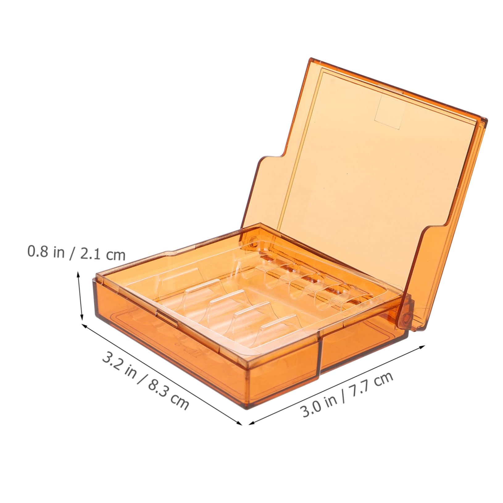 FRCOLOR 2pcs Box Injection Case Infusion Holder Lighter Evaporation Gasket Clinic Case Holder Instrument Supplies Plastic Container Fuel