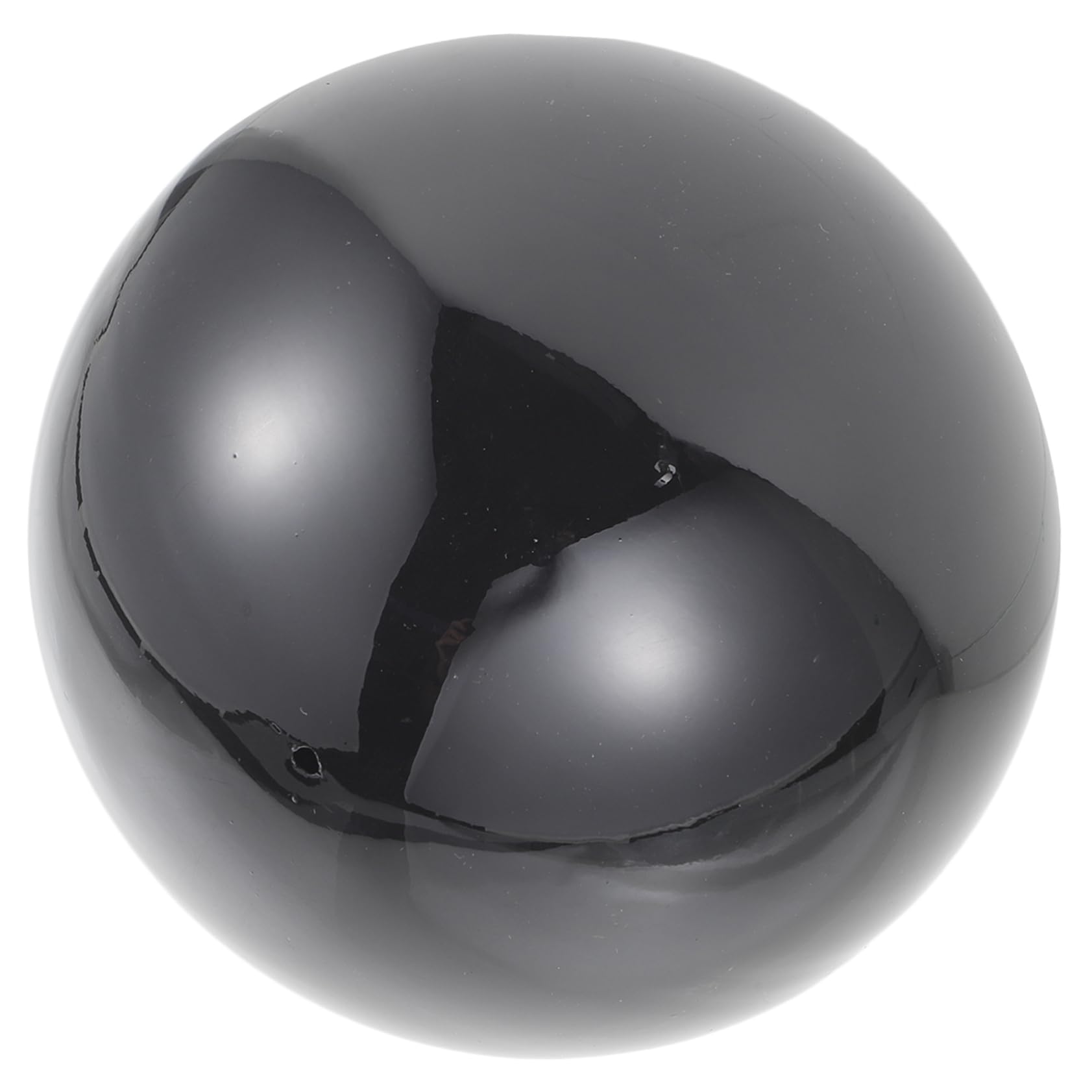 Sosoport Reflective Ball Garden Decor Polished Metal Gazing Ball Decorative Metal Garden Globes