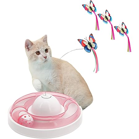 Amazon 猫おもちゃ 自動ペット用電動おもちゃ 電動じゃらし ボール遊ぶ盤 2in1一体式 電動式 猫玩具 蝶デザイン ピンク Syara 猫じゃらし 羽のおもちゃ 通販 Amazon 猫おもちゃ 自動ペット用電動おもちゃ 電動じゃらし ボール遊ぶ盤 2in1一体式 電動式 猫玩具 蝶デザイン ピンク Syara 猫じゃらし 羽のおもちゃ 通販