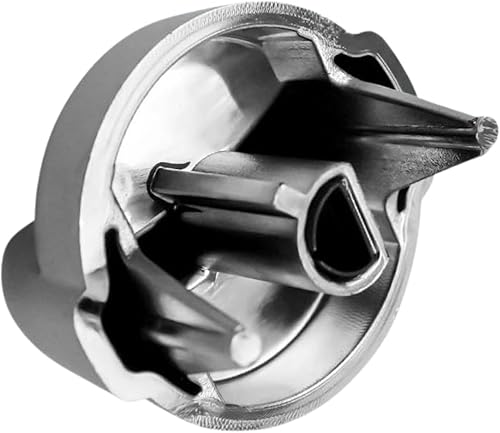 Miniatura 9 de Pomo de control del calentador de AC para Peterbilt HVAC 1987-2011. Incluye modelos 330, 335, 367, 375, 378, 379, 384, 386 y 387 (cromado) (1