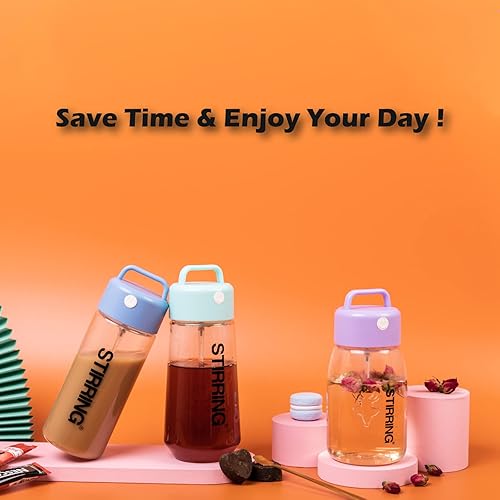 Miniatura 2 de Botella mezcladora eléctrica de proteínas, sin BPA y a prueba de fugas, taza autoagitadora, taza de mezcla automática eléctrica para oficina,