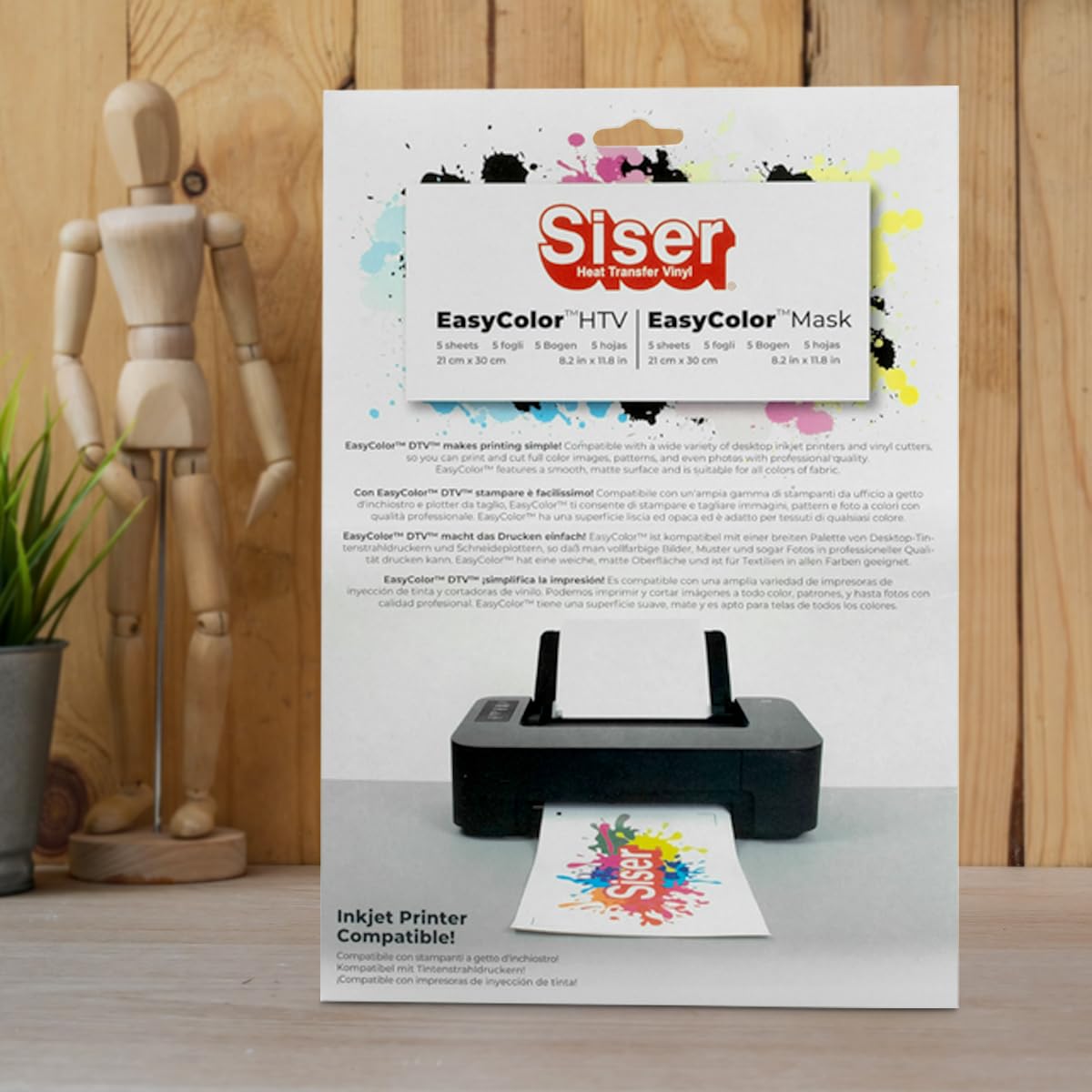 Siser Juliet® Starter Pack - Beinhaltet den Juliet High Definition Schneideplotter, sowie thermo-transferierbare Schneide- und bedruckbare Folien, Aufkleber und Zubehör