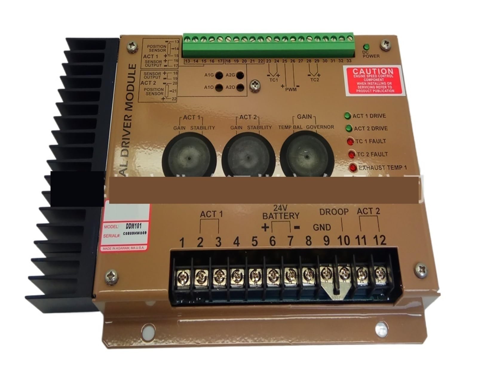 Régulateur de vitesse électronique DDM101, contrôleur de vitesse DDM-101