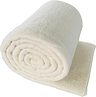 Vista 4 de HANPATQUI 2 piezas de guata para edredón de 36 x 45 pulgadas, tamaño para manualidades, guata de algodón natural para acolchado