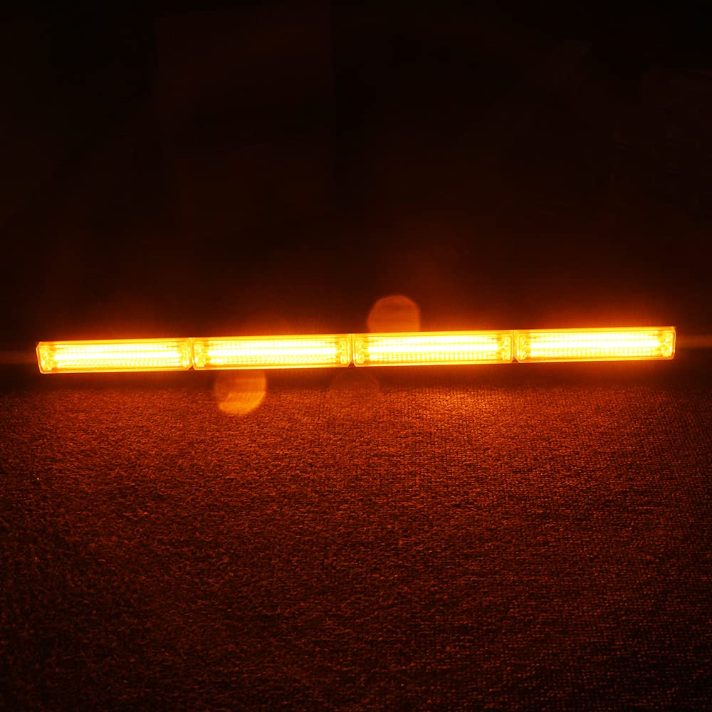 flexzon 60 cm 72 W kolba LED ostrzeżenie awaryjne niebezpieczeństwo lampa stroboskopowa bursztynowa